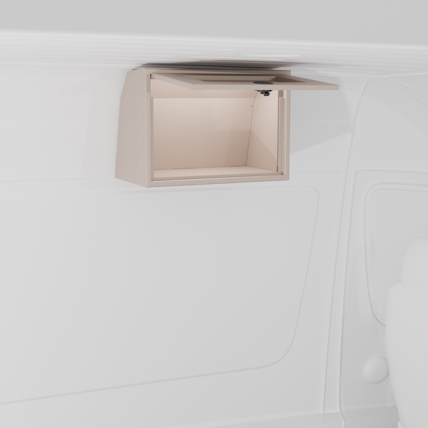 21" Upper Cabinet (Angled) - 21" x 13" x 15"