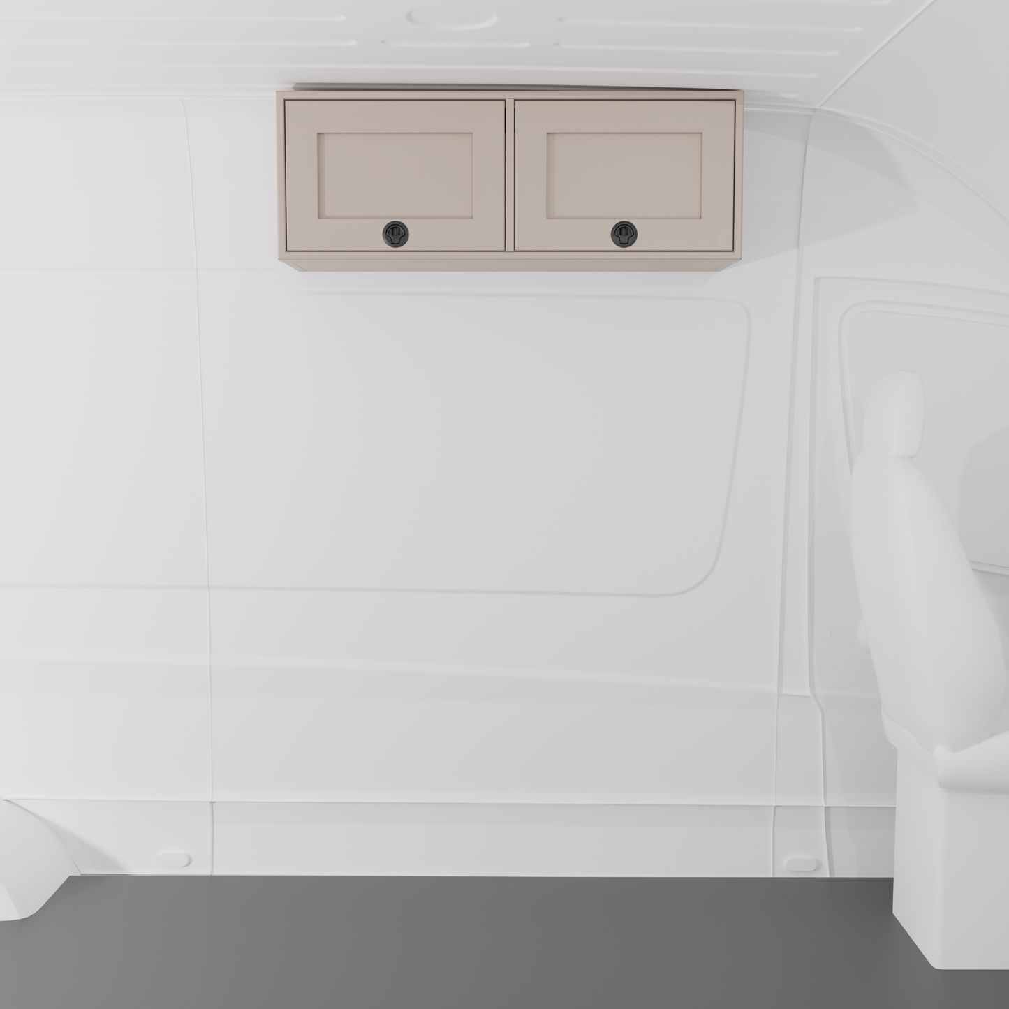42" Upper Cabinet (Angled) - 42" x 13" x 15"