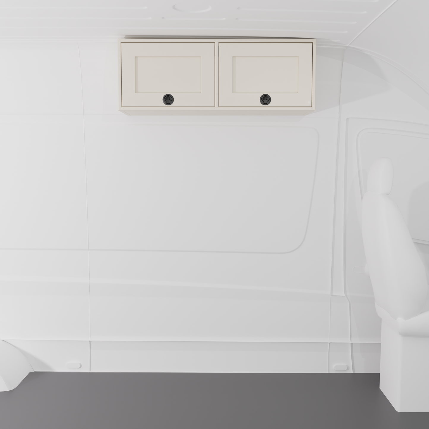 42" Upper Cabinet (Angled) - 42" x 13" x 15"