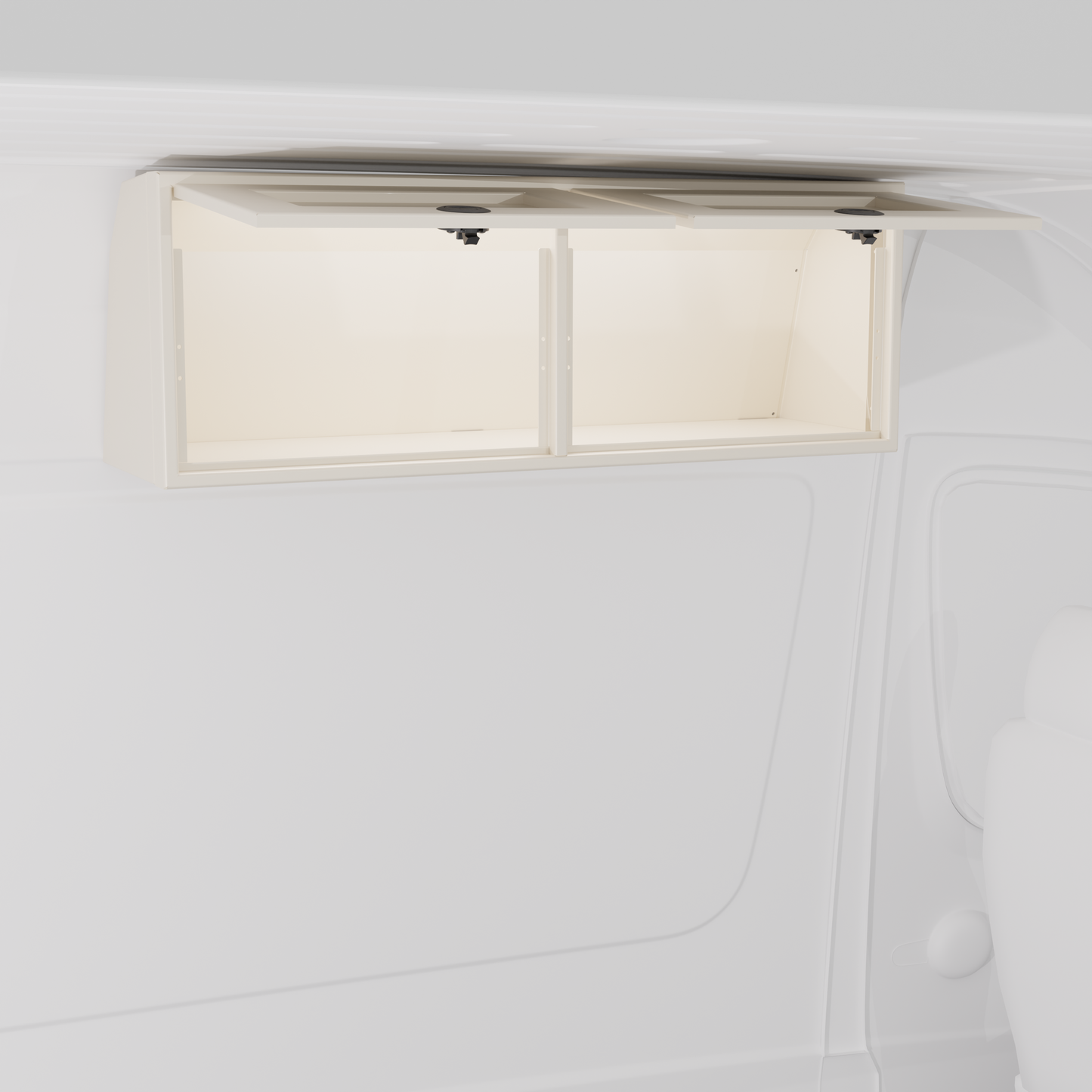 42" Upper Cabinet (Angled) - 42" x 13" x 15"