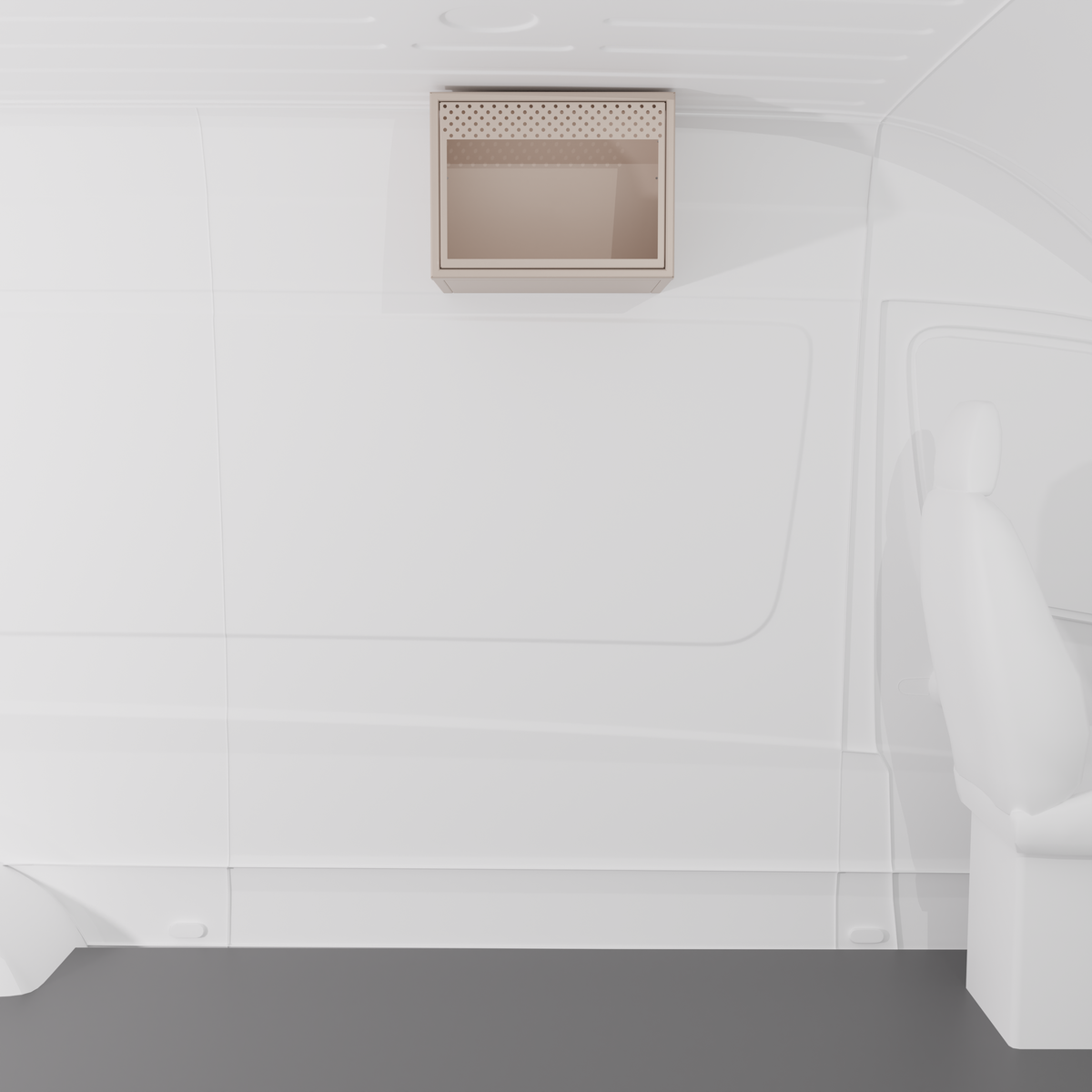 20" Microwave Cabinet (Angled) - 20" x 15" x 15"