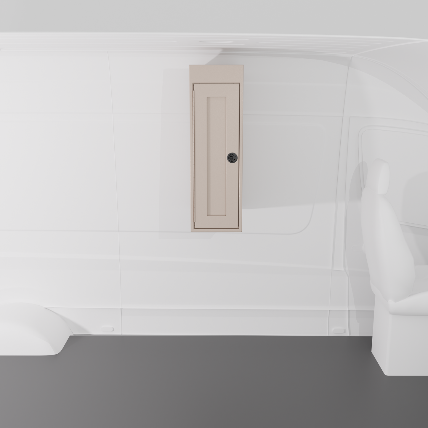 12" Upper Closet (Angled) - 12" x 22" x 38"
