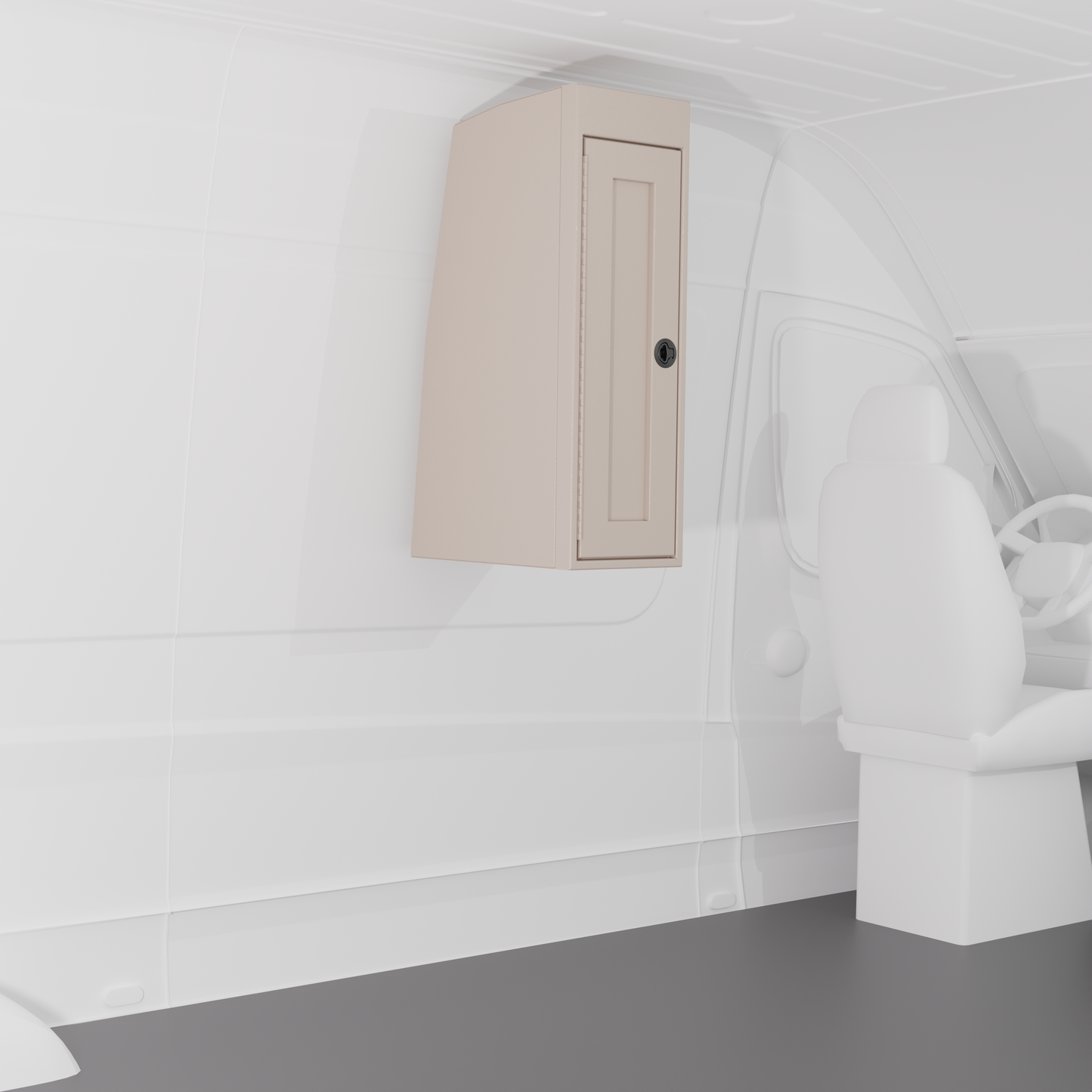 12" Upper Closet (Angled) - 12" x 22" x 38"