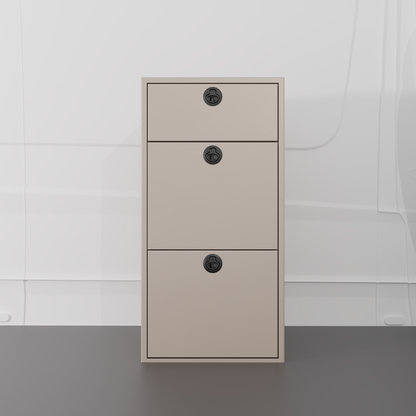 18" Three Drawer Base Cabinet