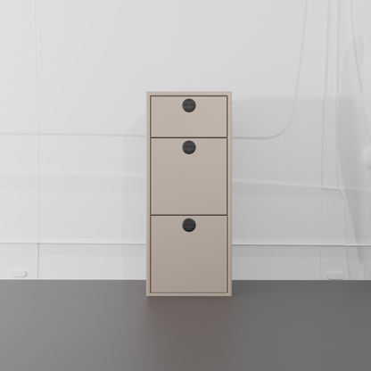 15" Three Drawer Base Cabinet (Shallow) - 15" x 18" x 36"