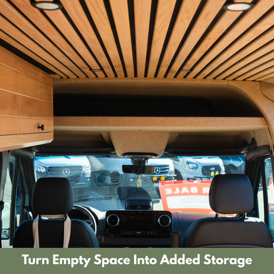 Sprinter DIY Headliner Shelf