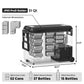 JP50 Pro Dual Zone Wheeled Car Fridge With Cover | ICECO | 50 LT