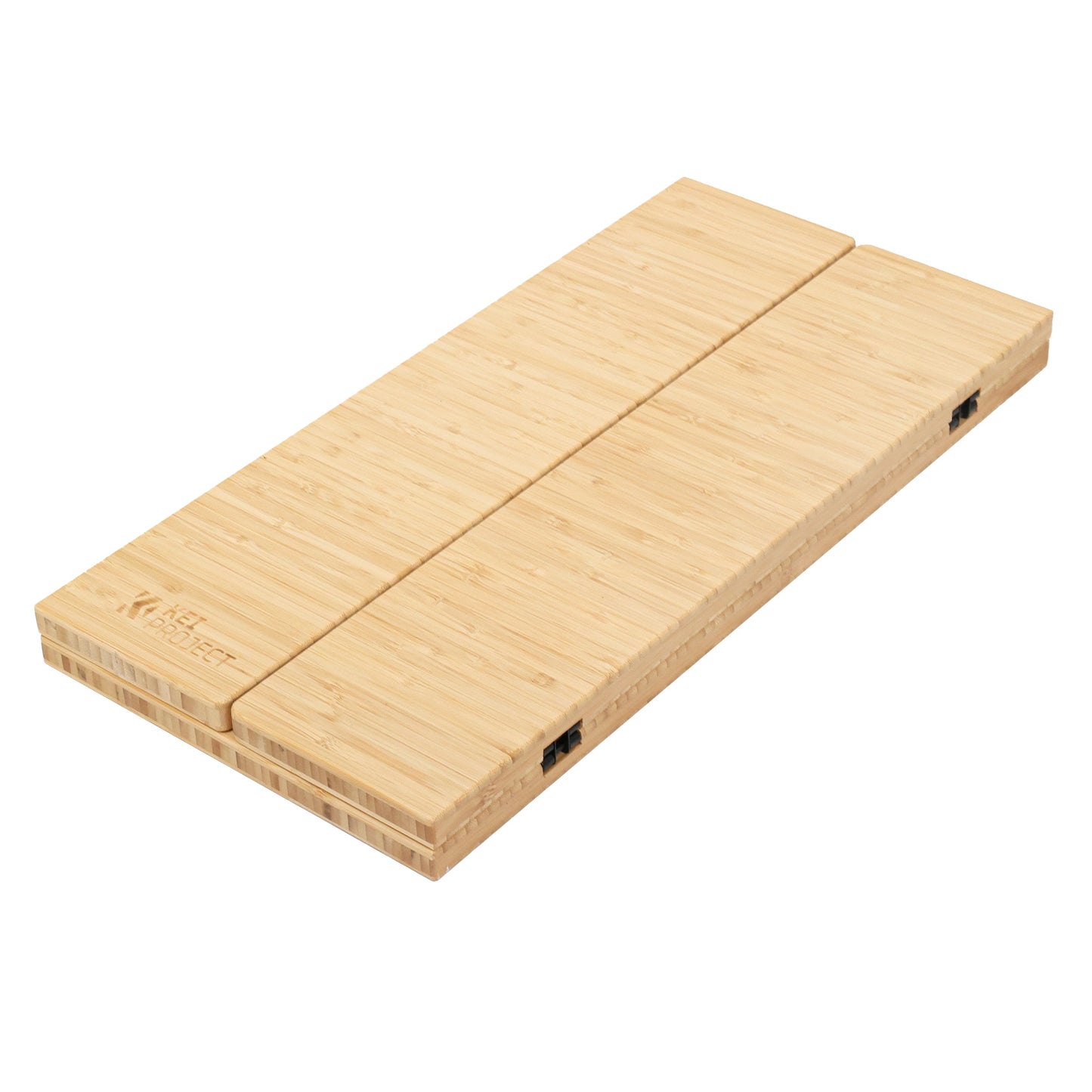 Bamboo Folding Table with Cup Holders