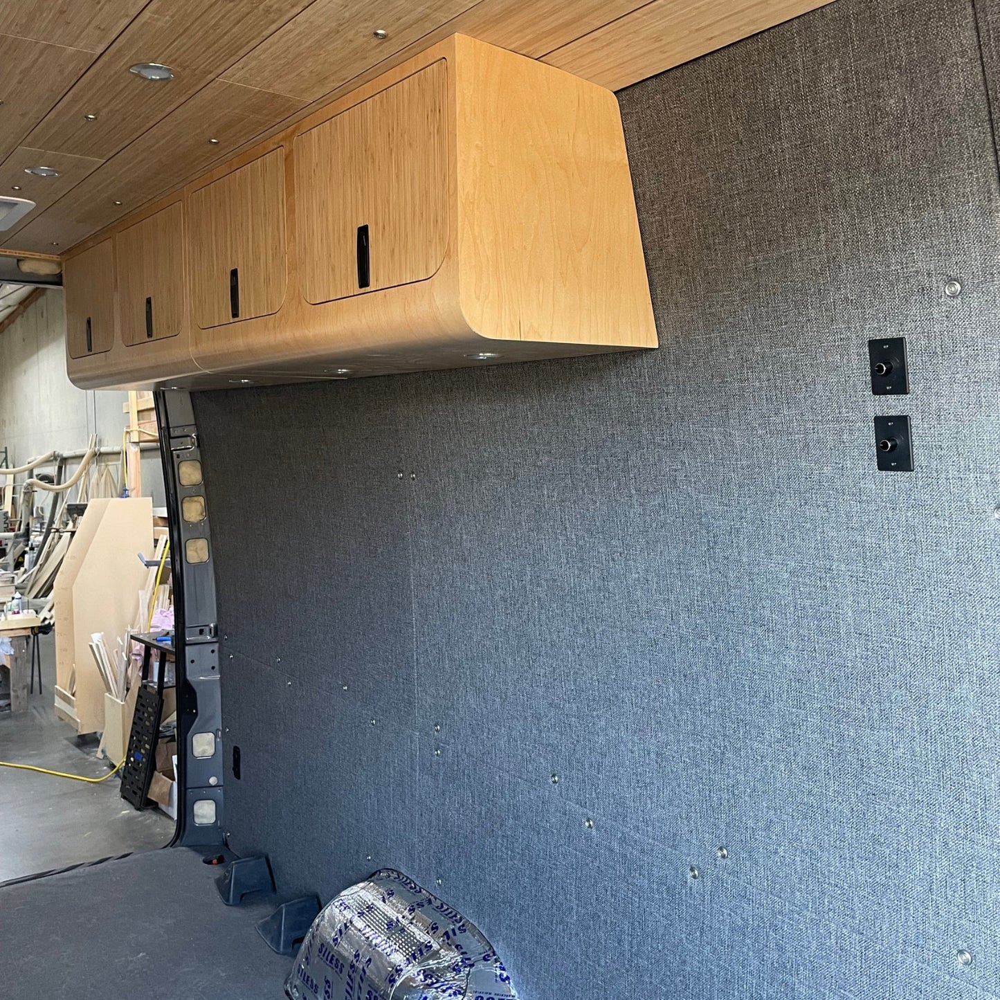 Sprinter 144 Wall Panel Kit - Upholstered