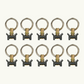 Venture L-Track Adjustable Single Stud with Stainless Steel Ring (10 Pack)