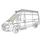 Ram Promaster Reflective Front Windshield Cover