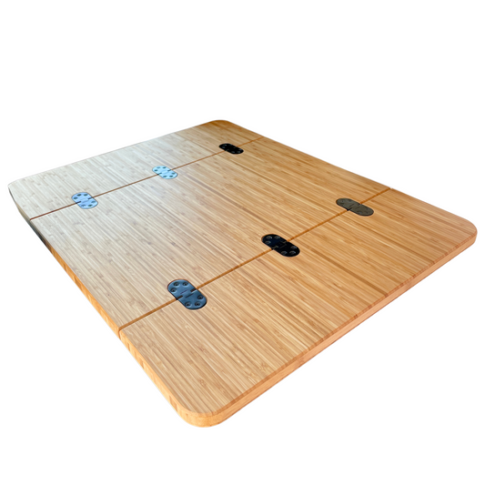 Folding Bamboo Lagun Table 3/4" Thick For Camper Vans and RVs