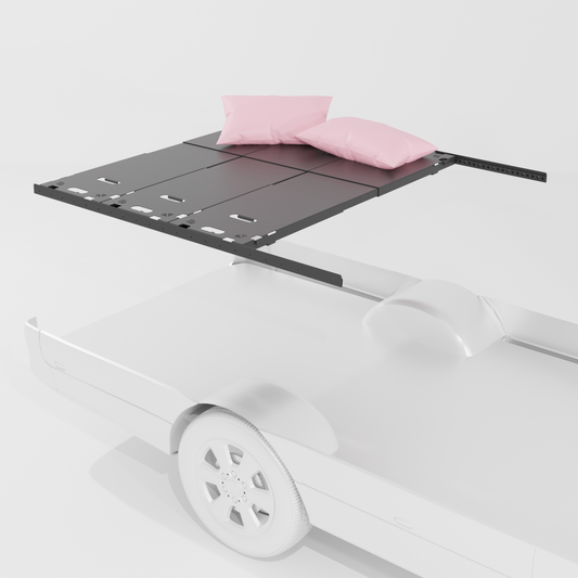 3 Panel Platform Bed