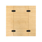 Bamboo Folding Table with Cup Holders
