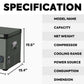 VL74 Single Zone Portable Freezer 12v | ICECO | 74 LT