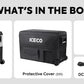 JP50 Pro Dual Zone Wheeled Car Fridge With Cover | ICECO | 50 LT