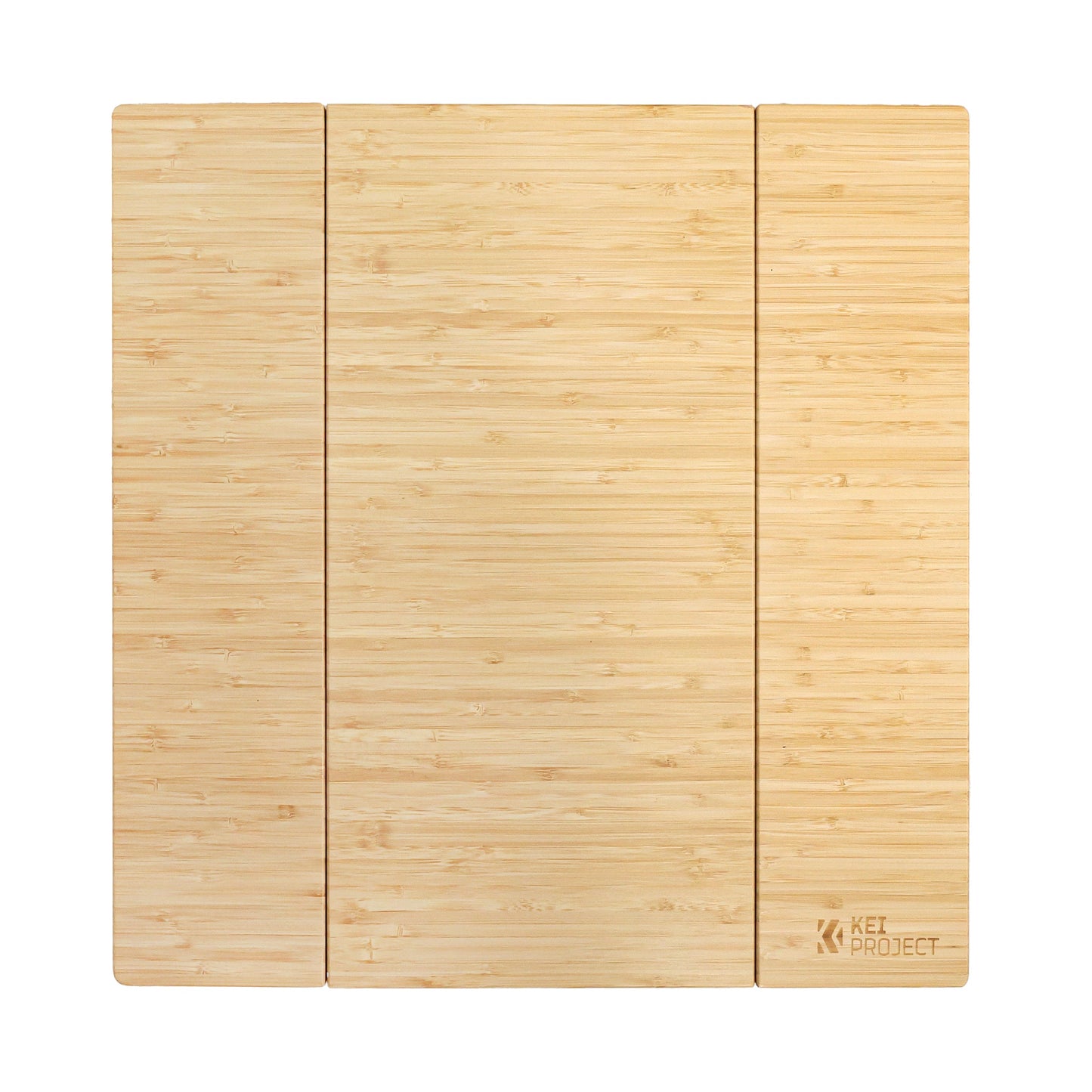 Bamboo Folding Table with Cup Holders