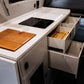 18" Three Drawer Base Cabinet