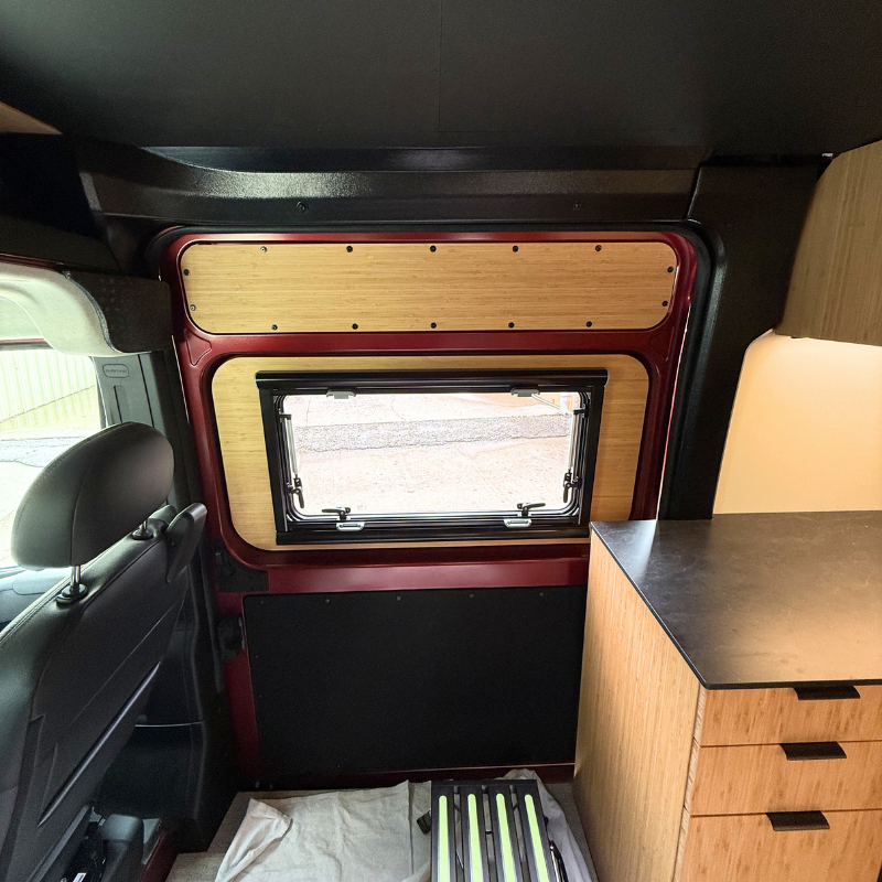 Promaster B-Pillar + Overslider Trim — Passenger Side