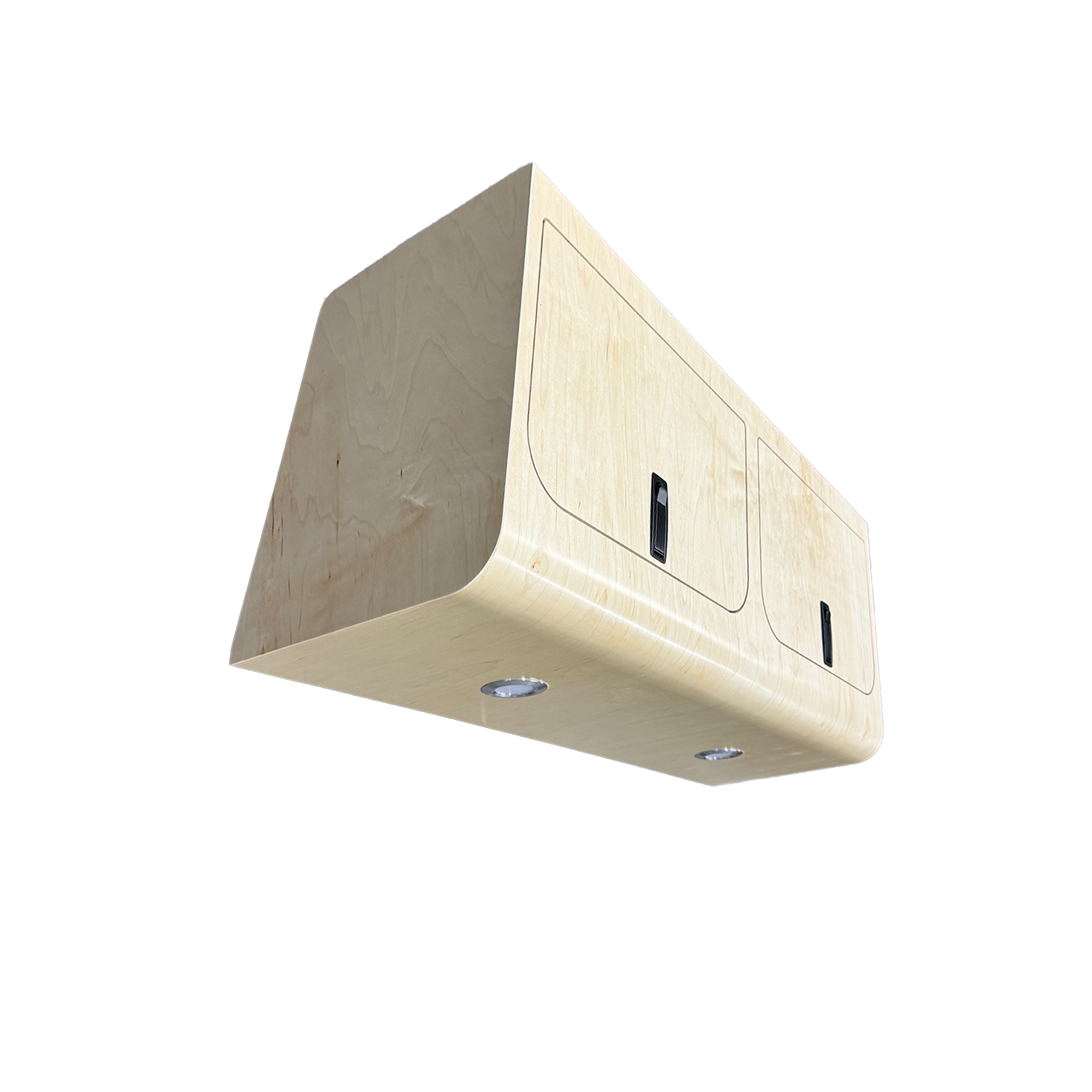 Aero Overhead Van Cabinet | Rounded