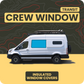 Crew Window Cover - Transit Van