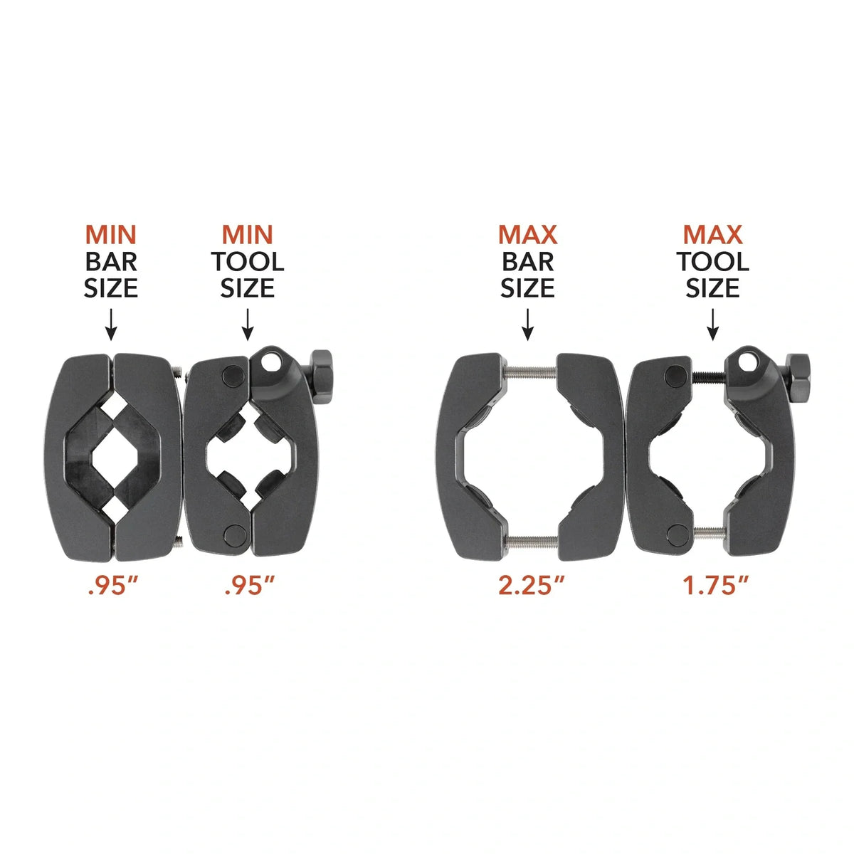 DMOS Full Mounty Shovel/Axe Roll Bar Mount