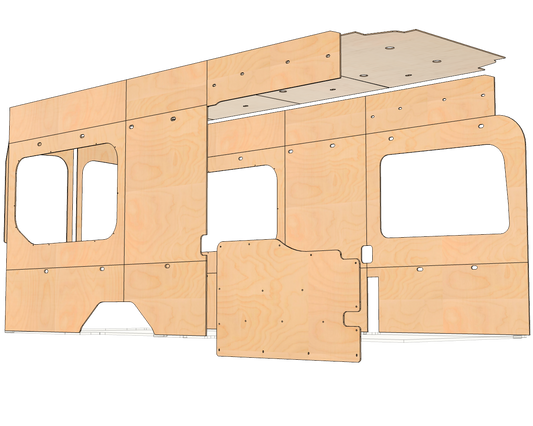Transit 148 EXT Wood Wall Kit