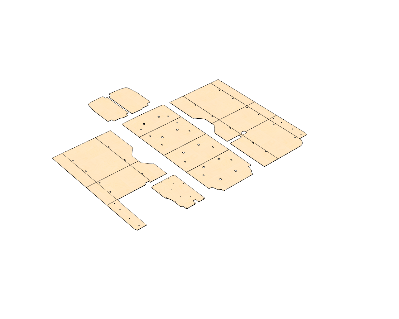 Transit 148 EXT Wood Wall Kit