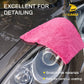 WASH&WHIPS Edgeless Microfiber Coral Fleece with Ultrasonic Edge