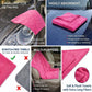 WASH&WHIPS Edgeless Microfiber Coral Fleece with Ultrasonic Edge