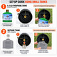 Flame King Smokeless Portable Mini Tabletop Fire Pit Dual Fuel Propane and Butane