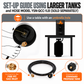 Flame King Smokeless Portable Mini Tabletop Fire Pit Dual Fuel Propane and Butane