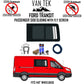 Ford Transit SLIDING Window WITH FLY SCREEN And BLIND – Passenger Side