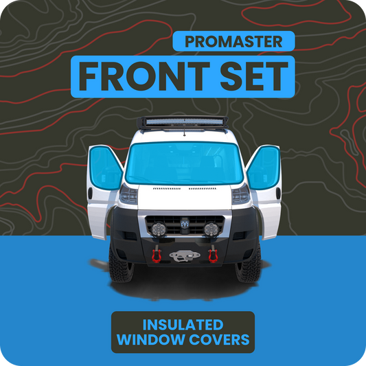 Promaster Front Cab Window Cover Set