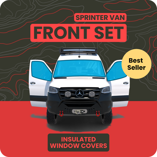 Front Cab Window Cover Set - Sprinter Van