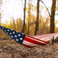 USA Flag Double Hammock with Straps | 250th Anniversary Edition