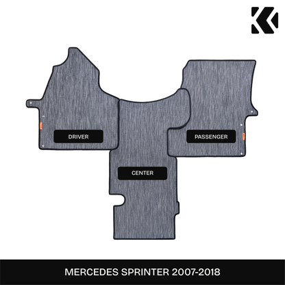 Premium Polyvinyl Floor Mats - Mercedes Sprinter (Version 1 Discounted)