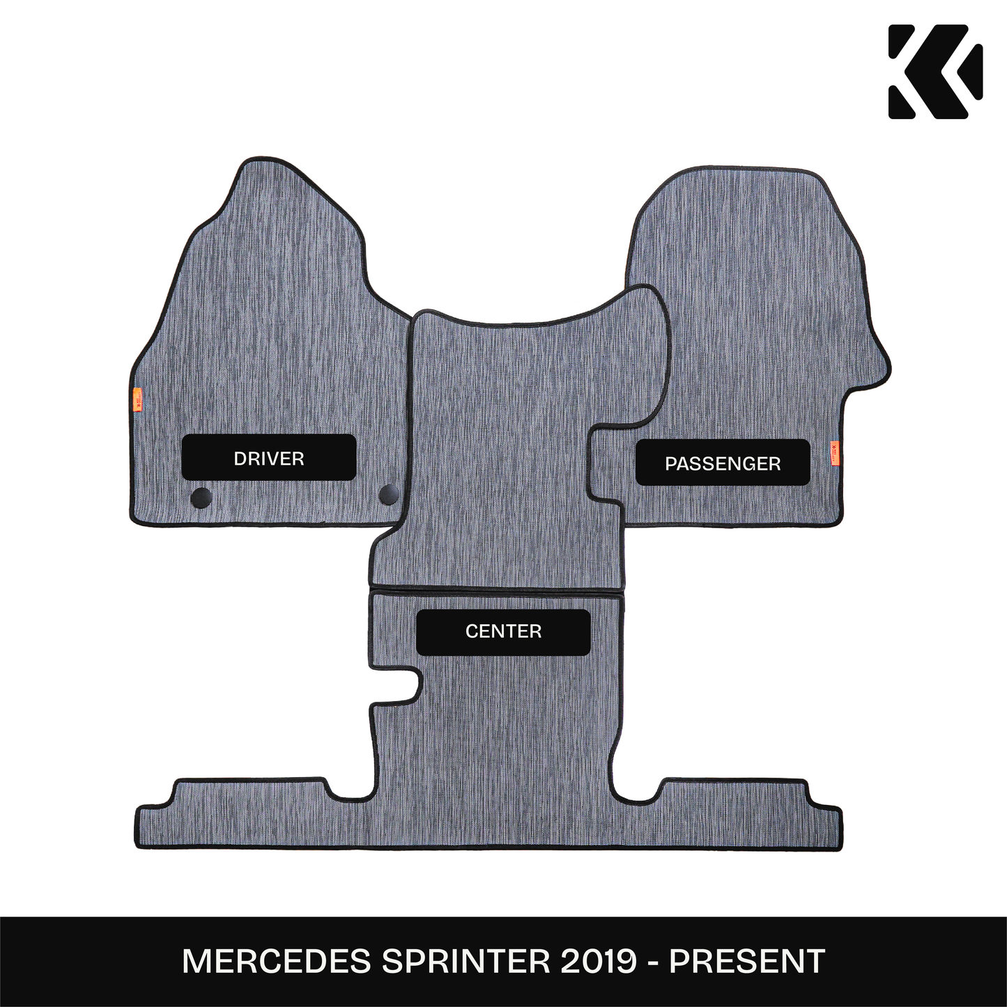 Premium Polyvinyl Floor Mats - Mercedes Sprinter (Version 1 Discounted)