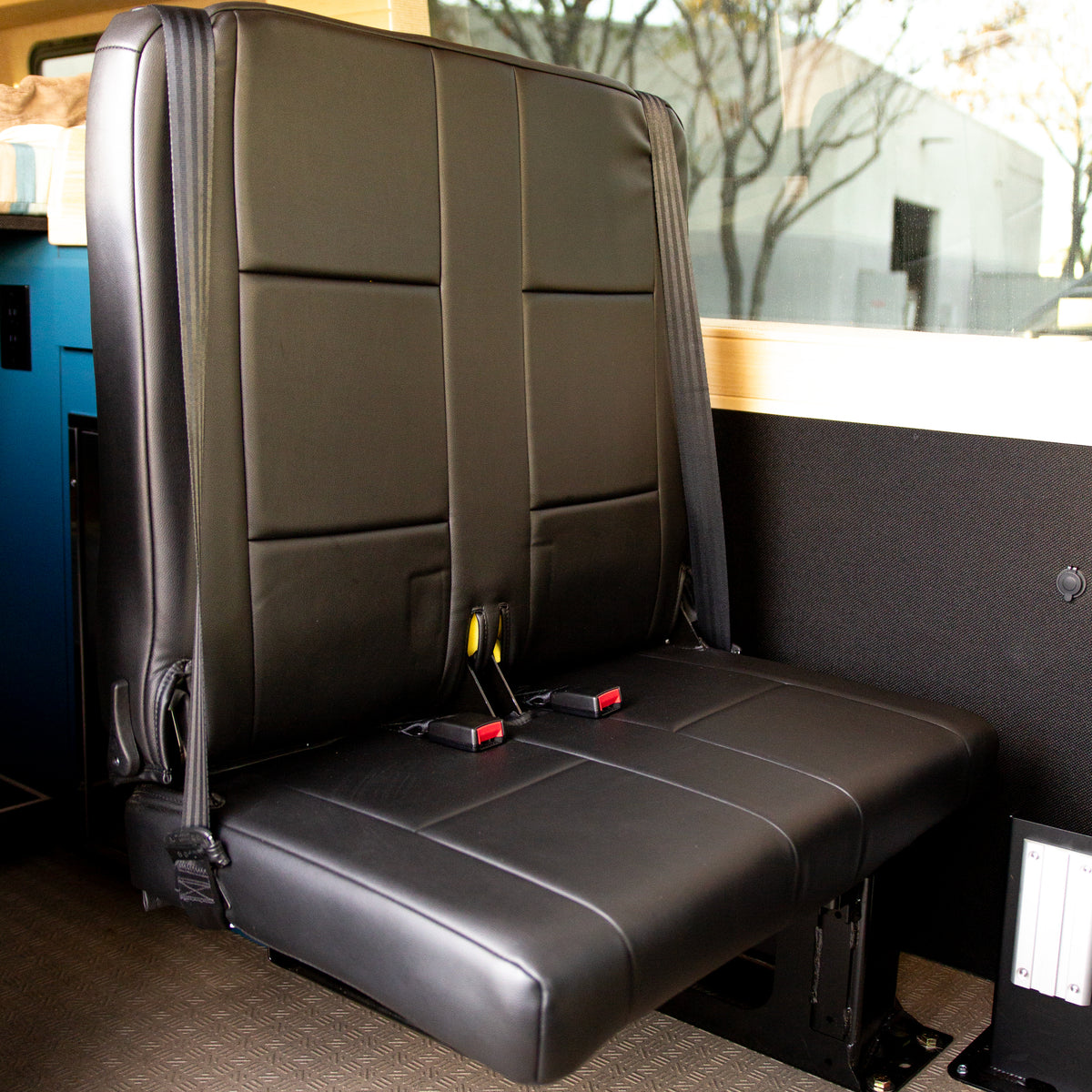 Foldable Seating Examples Folding Van Seat With Seatbelt, Universal Foldaway Van Seats