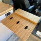Folding Bamboo Lagun Table 3/4" Thick For Camper Vans and RVs