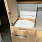 Porta Potti 565E/365 Curve Bamboo Toilet Lift top Cabinet Flat Pack Kit