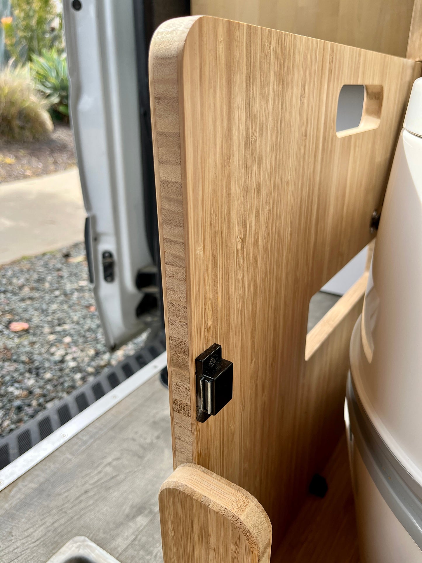 Porta Potti 565E/365 Curve Bamboo Toilet Lift top Cabinet Flat Pack Kit