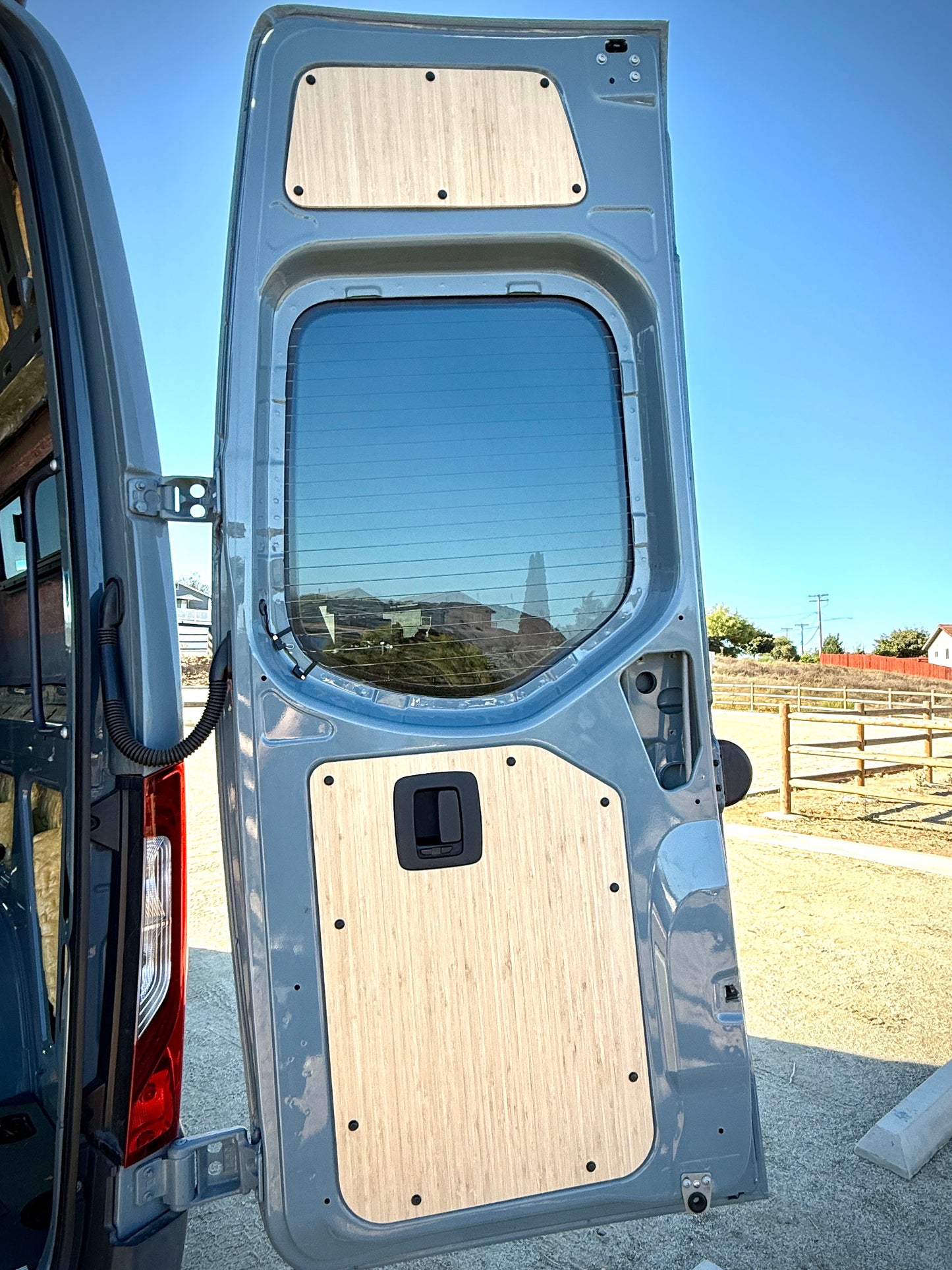 Sprinter Lower Rear Door Panels – Set of Bamboo (2019+)