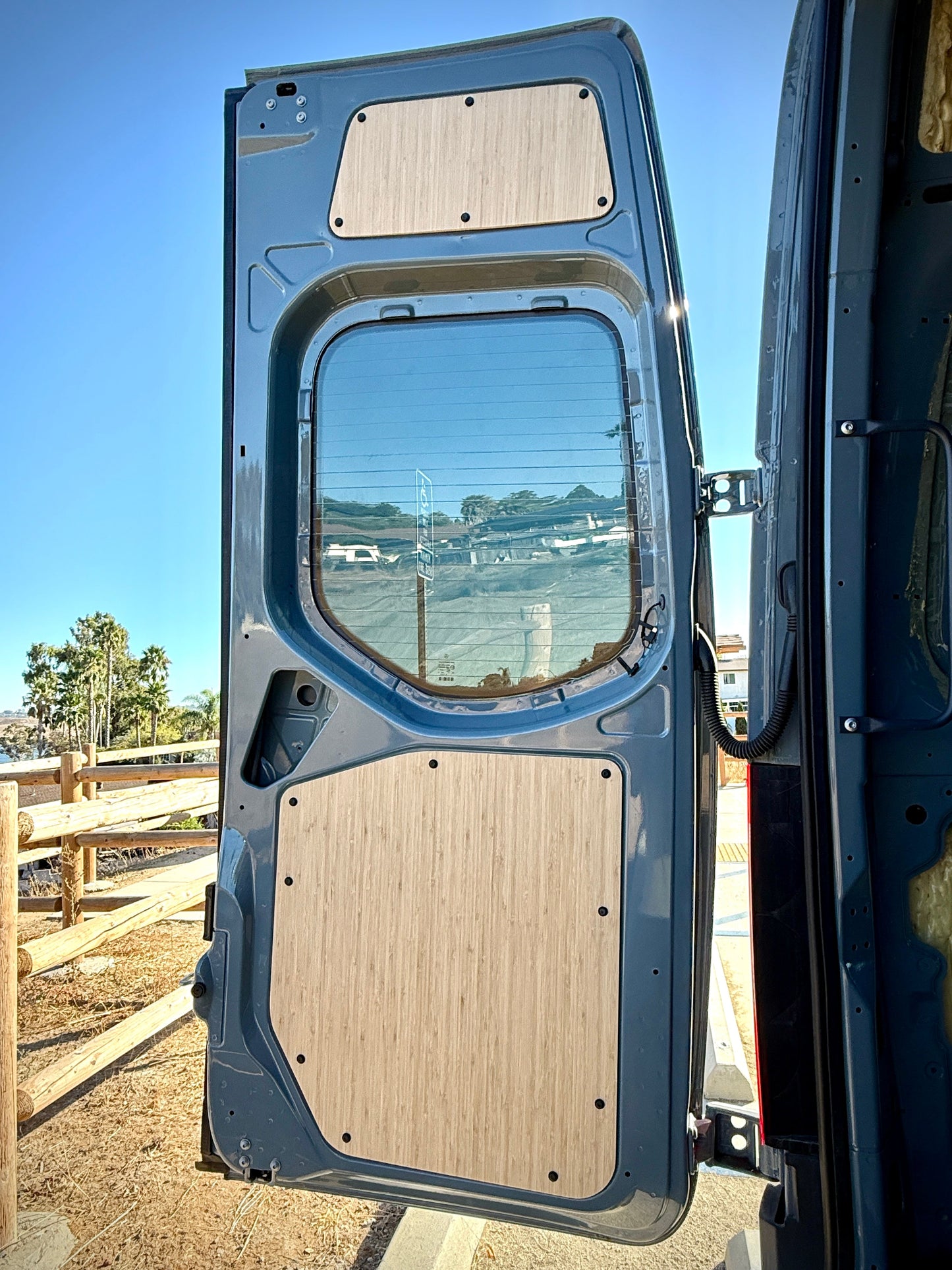 Sprinter Lower Rear Door Panels – Set of Bamboo (2019+)