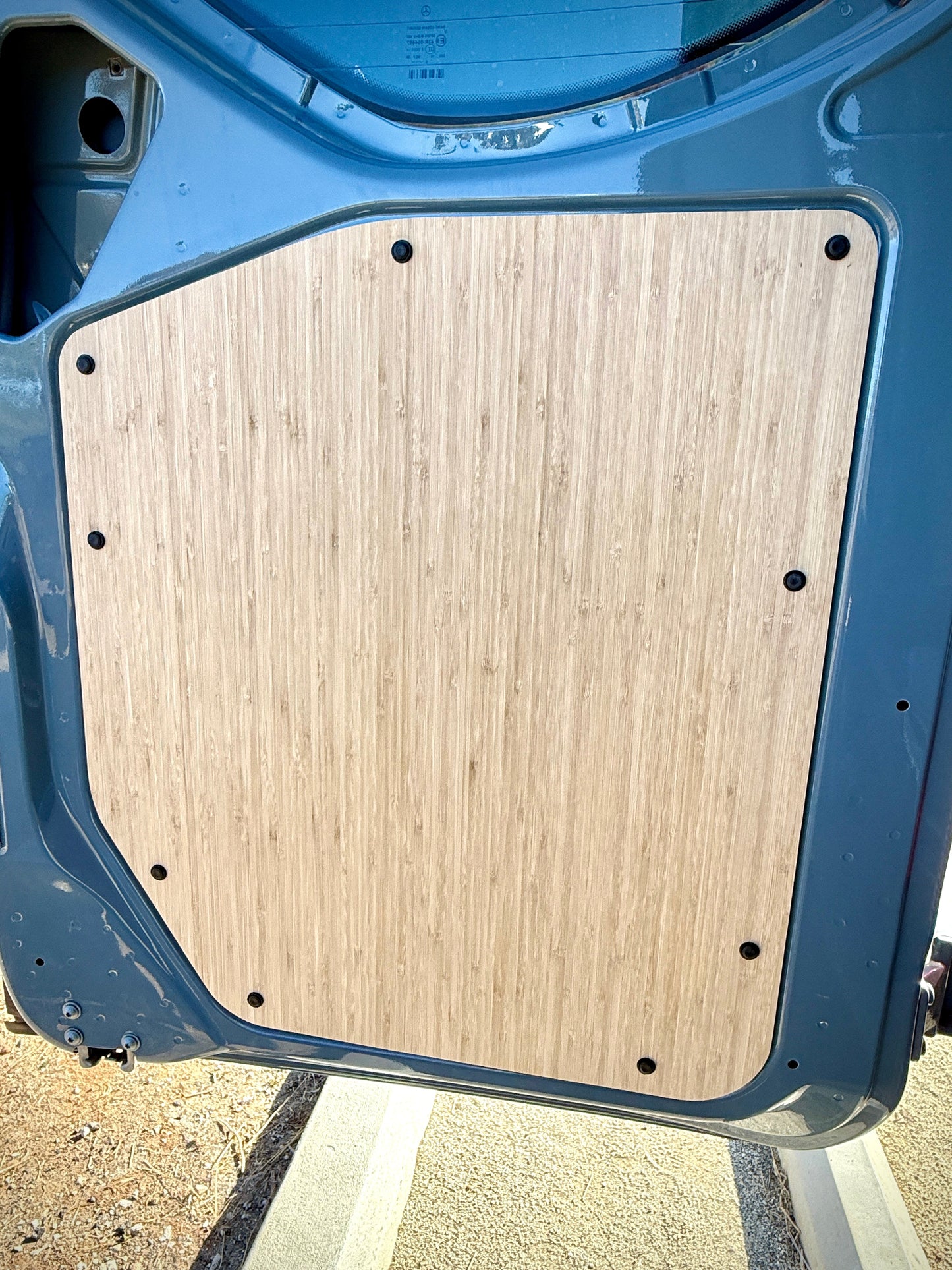 Sprinter Lower Rear Door Panels – Set of Bamboo (2019+)