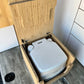 Porta Potti 345/135 Bamboo Toilet Lift top Cabinet Flat Pack Kit