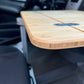 Slim Folding Bamboo Lagun Table 1/2" Thick For Camper Vans and RVs