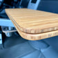 Slim Half Folding Bamboo Lagun Table 1/2" Thick For Camper Vans and RVs