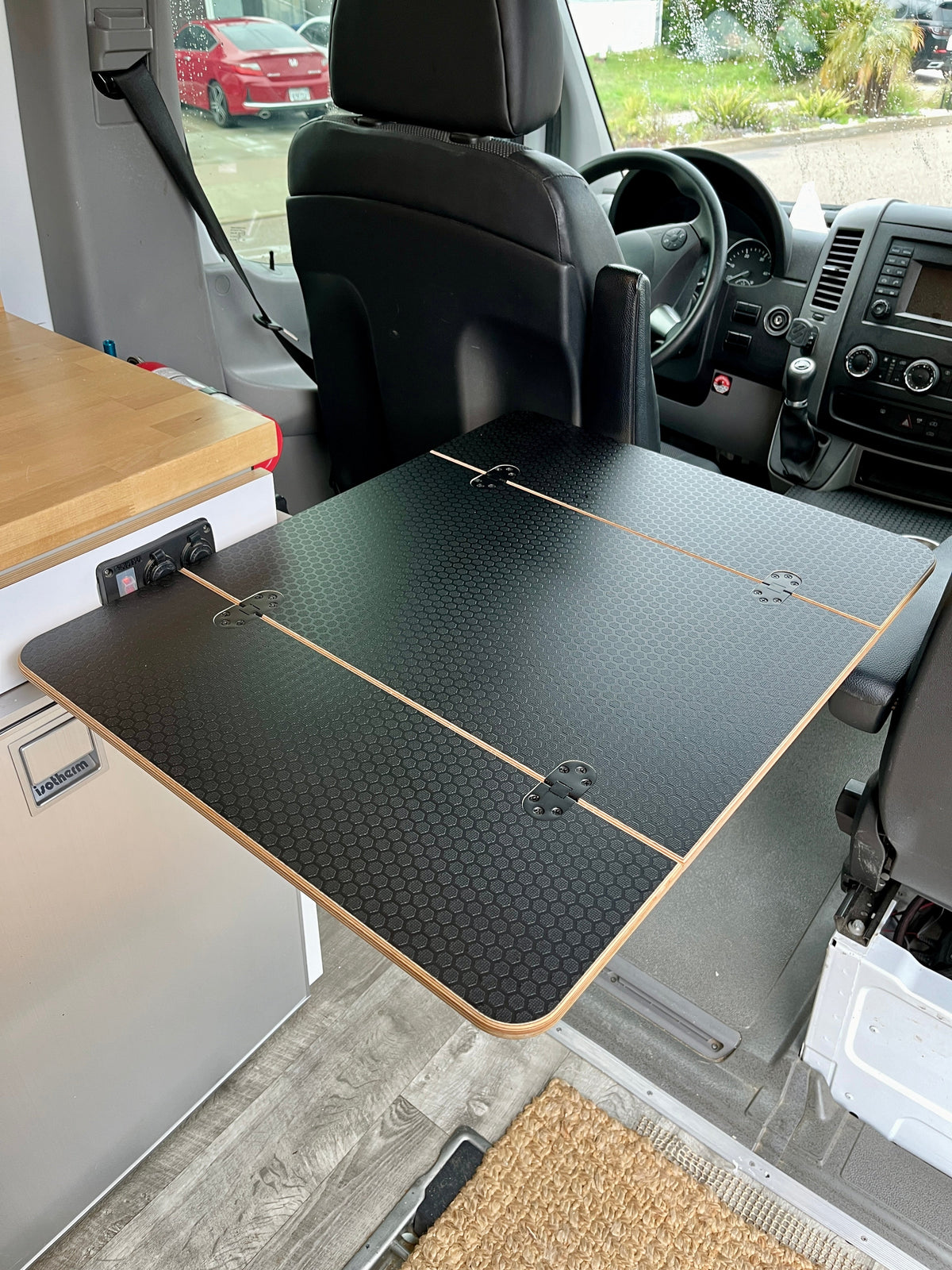 Folding Black Hex Lagun Table 1/2