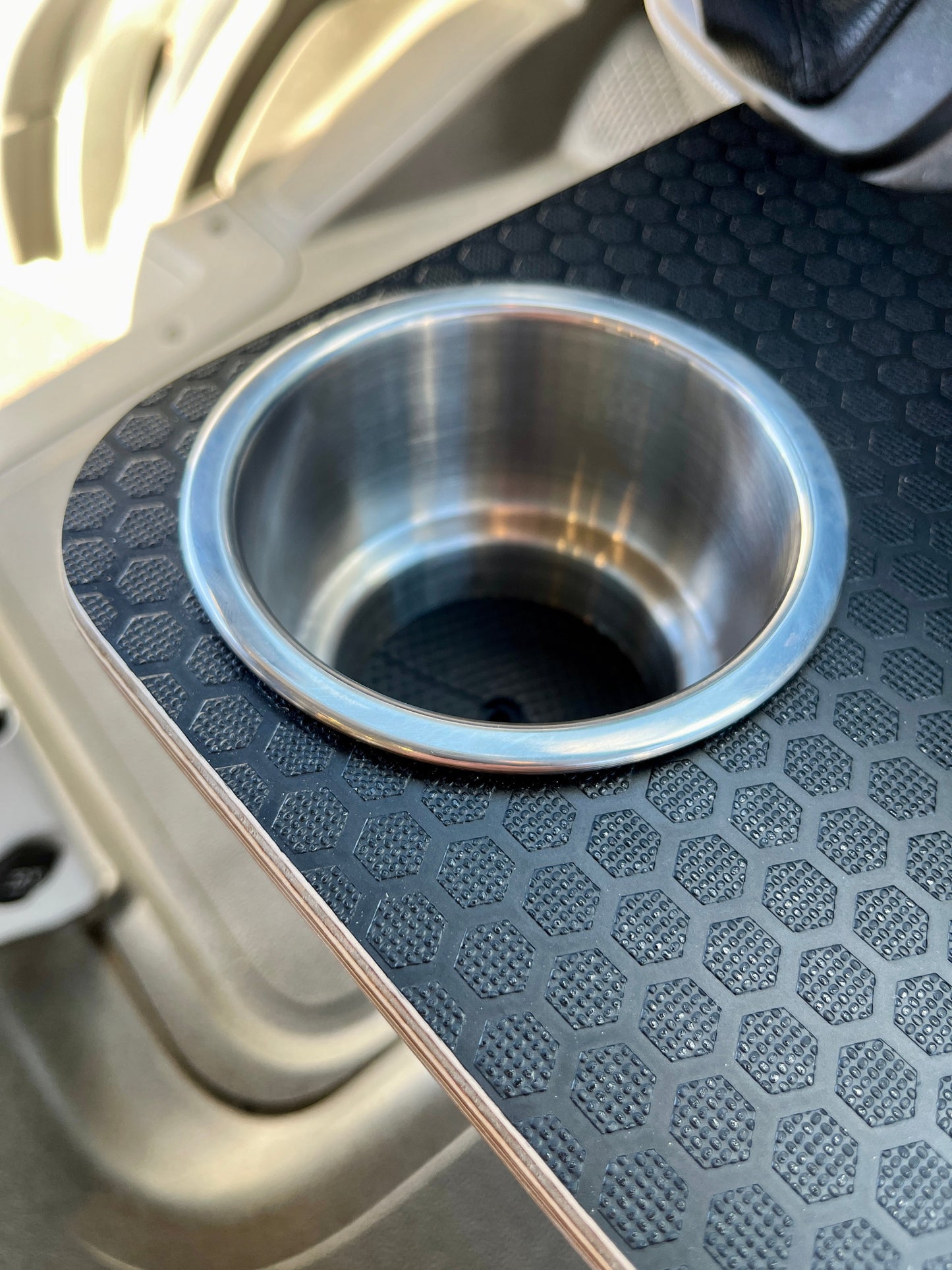 Mercedes Sprinter NCV3 06-18 Black Hex Cup Holder Snack Tray
